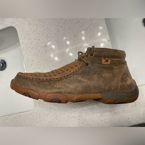 Brown Twisted X Moccasins